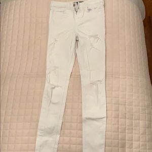 Hollister white jeans